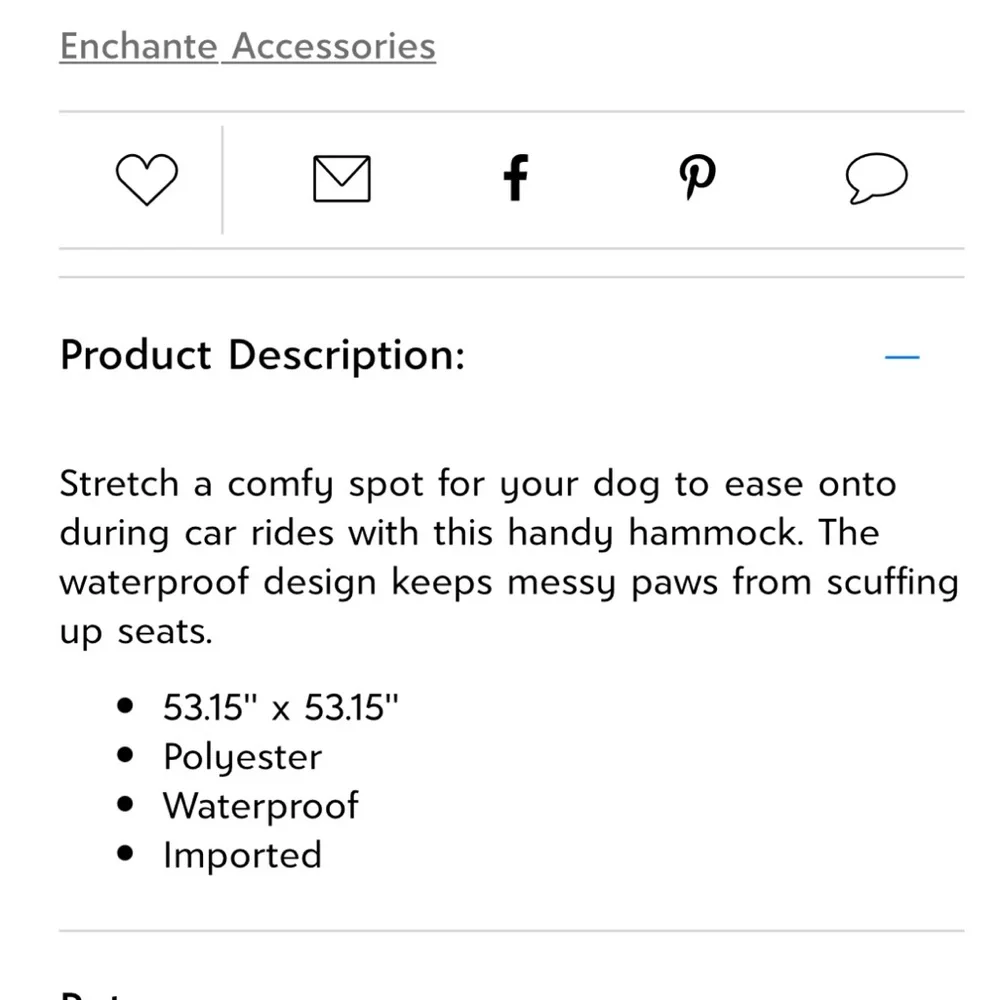 Dog Hammock for Back Seat